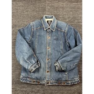 Monte Carlo Polo Club Jean Jacket Large Mens Sherpa Lined